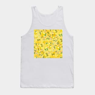 Watercolor lemons 4 Tank Top